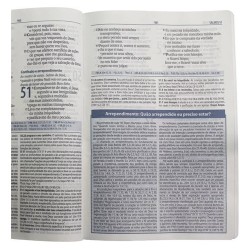 Bíblia De Estudo De Genebra Letra Grande - Bordô | 3ª Edição Revisada